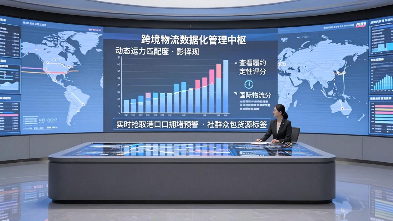 跨境物流社群数据看板重构运力决策