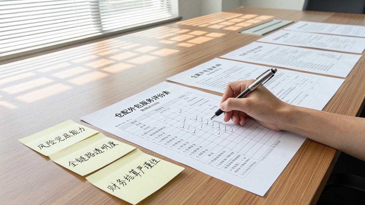 政企单位仓配外包的关键决策指标